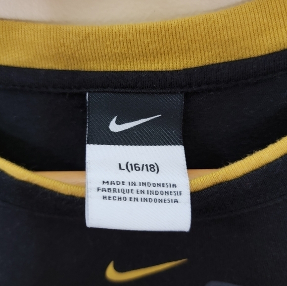 Nike | Mizzou Tigers Layered Look Long Sleeve Tee Boys Large 16/18 - Picture 2 of 4